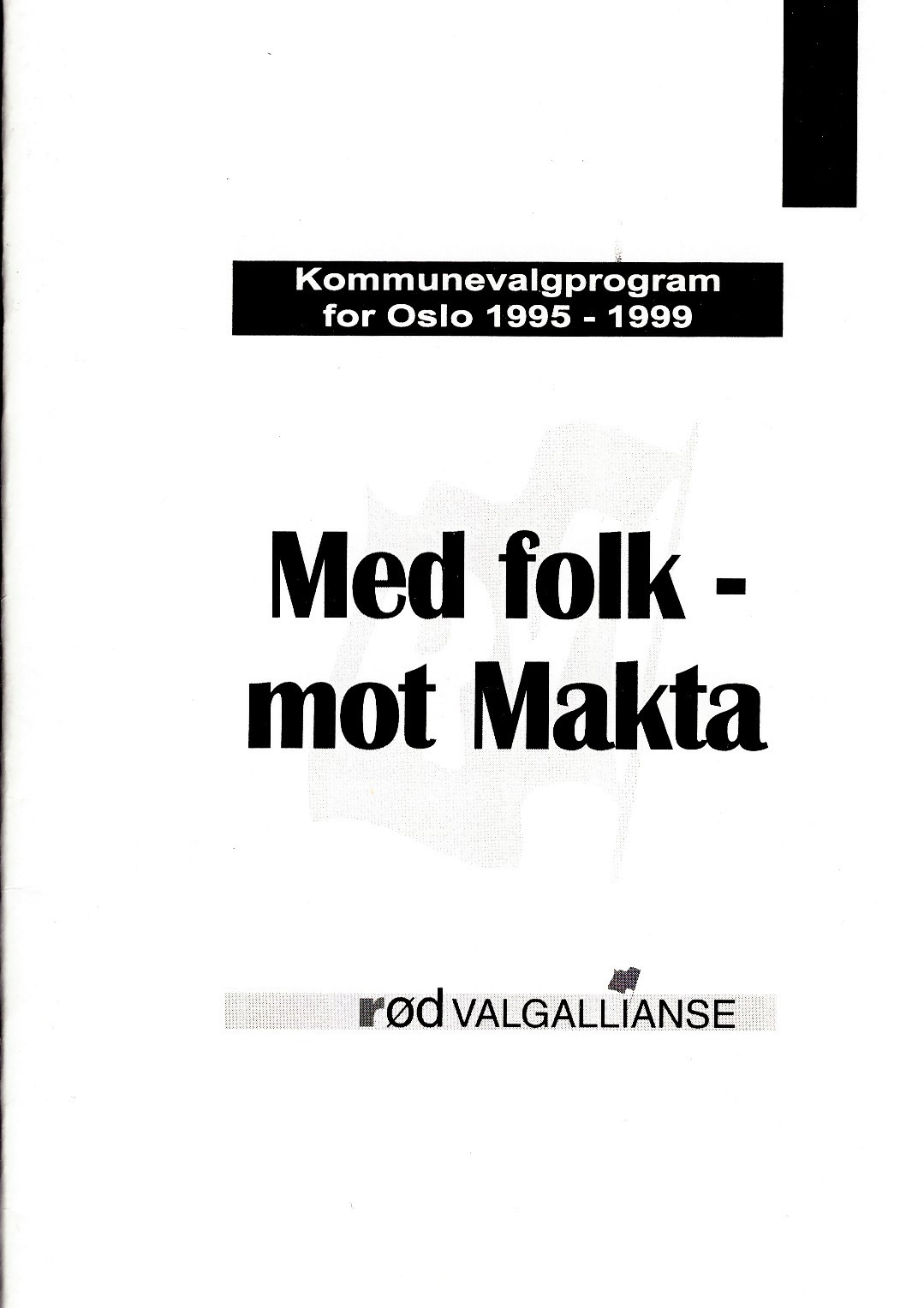 Program for Oslo RV 1995