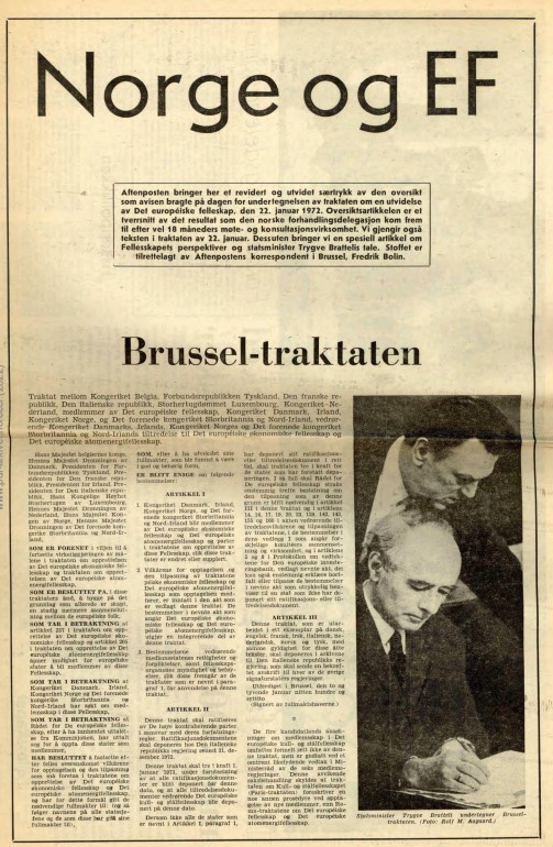 Særtrykk av Aftenposten
