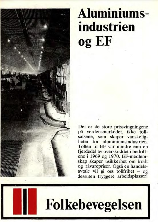 Aluminiumsindustrien og EF