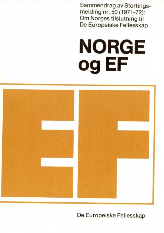 Norge og EF – sammendrag av stortingsmelding nr 50 for 1971–72