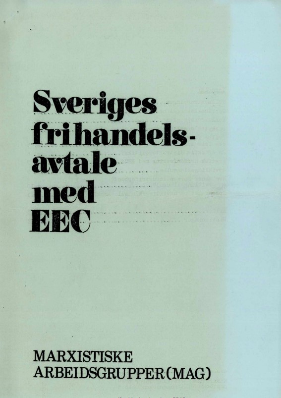 Sveriges frihandelsavtale med EEC