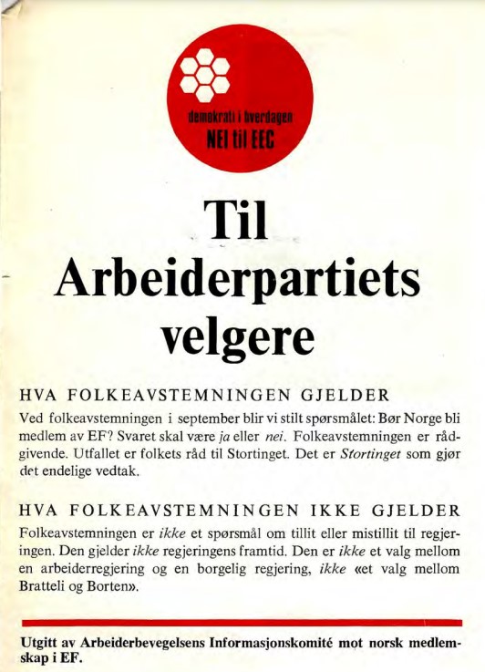 Til Arbeiderpartiets velgere