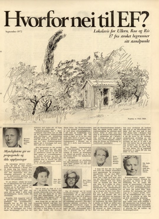 Hvorfor nei til EF? (Ullern, Røa, Ris)