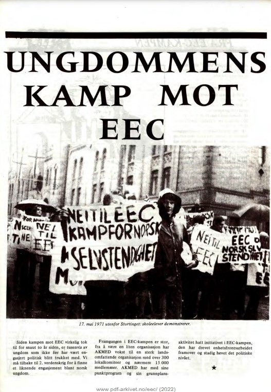 Ungdommens kamp mot EEC