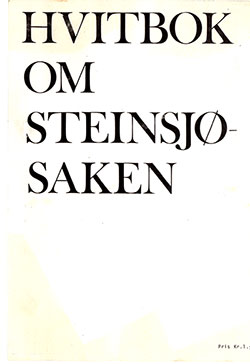 Hvitbok om Steinsjøsaken