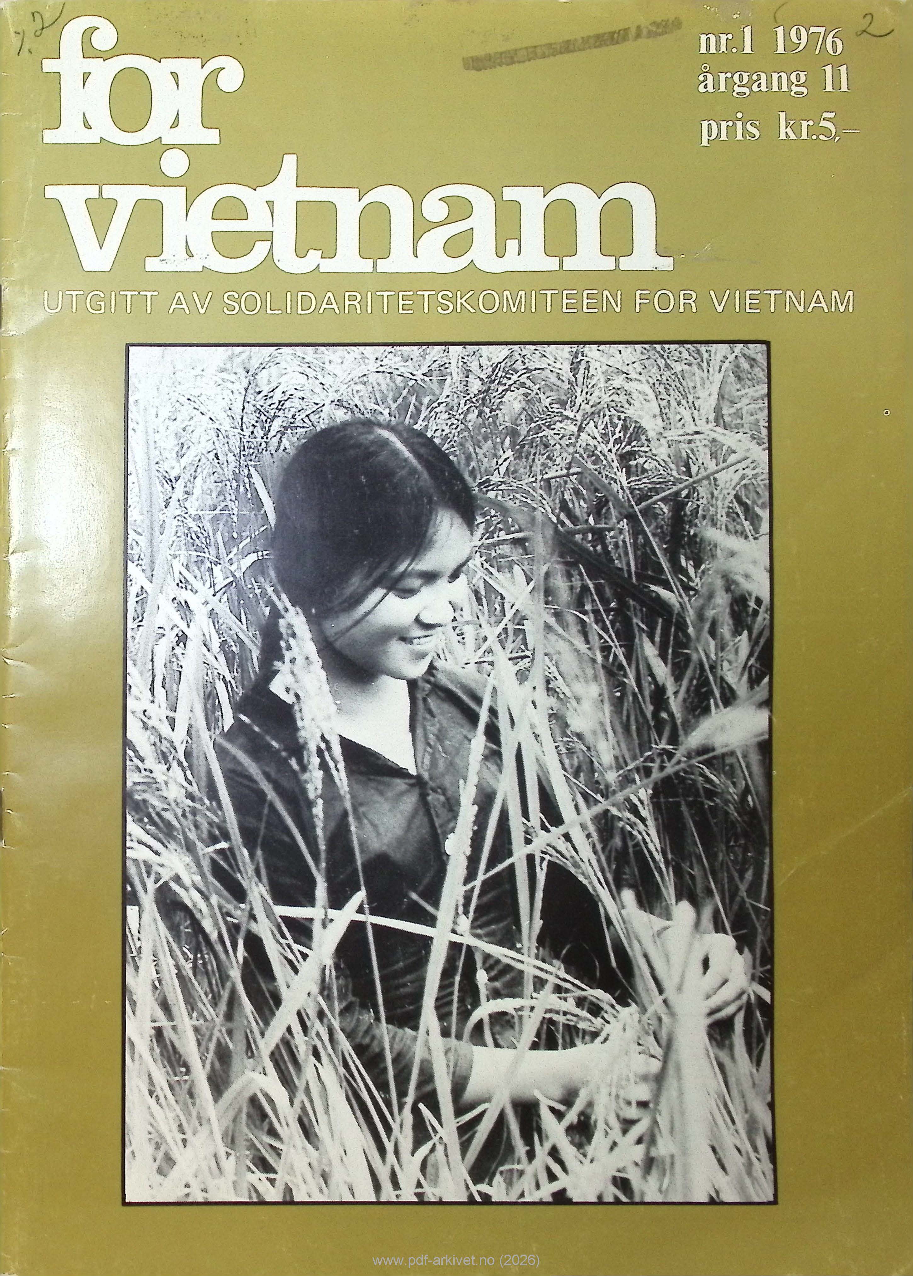 For Vietnam nr. 1, 1976